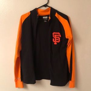 Giants zip up sweater